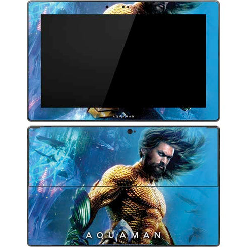 DC Comics Aquaman Movie Arthur Curry Poster Surface Pro Tablet Skin